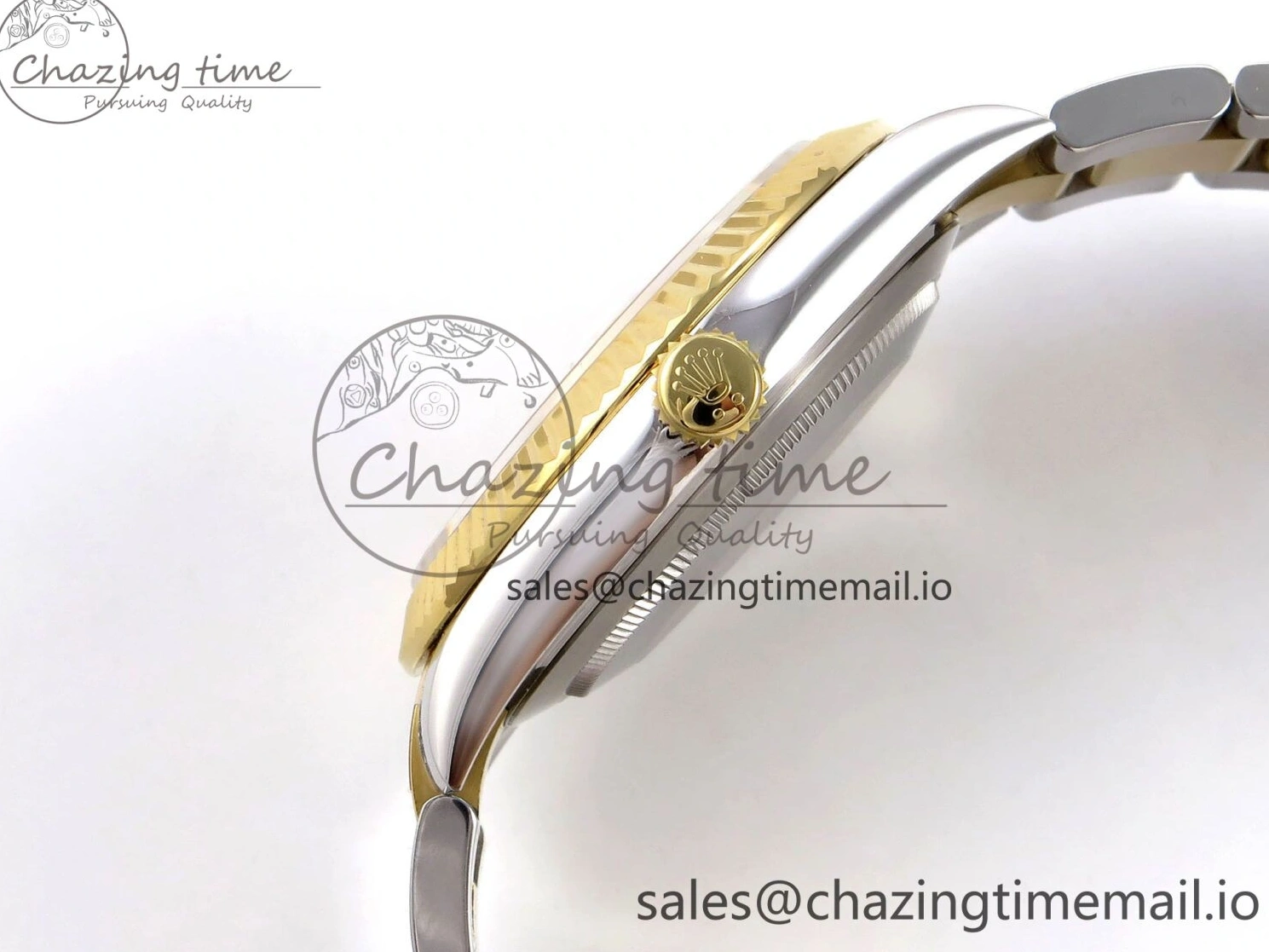 MiroTime 0201 Breathable DateJust 41 SS YG ARF 1:1 Best Edition 904L Steel YG Stick Dial on Oyster Bracelet SH 1260